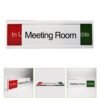 Office Door Sign Meeting Room In Use Available Sign Practical Slide Door Sign