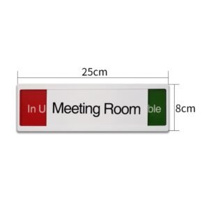 262.jpg Office Door Sign Meeting Room In Use Available Sign Practical Slide Door Sign