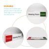 Office Door Sign Meeting Room In Use Available Sign Practical Slide Door Sign