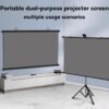 281-e1772608879781.jpg Projector Screen With Stand 72 Inch Portable And Storable Projection Screen Full HD 4K
