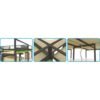 F1 Matrix Office Workstation 45MM Matrix System Begonia Concept 4 Seater Cluster of Workstation L Shape
