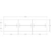 F1 Matrix Office Workstation16mm Matrix System Frameless Concept 6 Seater Cluster of Workstation