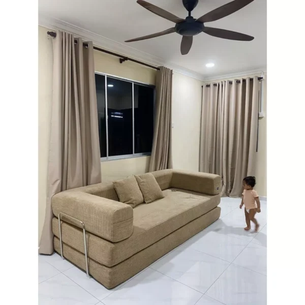 【SHIP IN 24H】Trikings Sofa Bed Suitable for 2~5 Seaters Anti-Scratch Washable and Removable Apartment Living Room