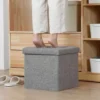 《 𝗢𝗧𝗧𝗢𝗠𝗔𝗡 》Folding Fabric Furniture Sofa Chair Foldable Storage Box