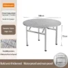my-11134207-7rasf-md19qzaz8bur12.webp Portable Stainless Steel Table Foldable Dining Banquet Purpose W100cm H72cm