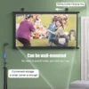 my-11134207-820lh-mep4lix3q60y70.webp Projector Screen With Stand 72 Inch Portable And Storable Projection Screen Full HD 4K