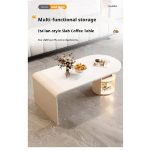 sg-11134201-820nq-mnzdppnlee4j8f.webp Coffee table living room small homes light feel cream made travertine rock slab
