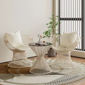 sg-11134201-825zk-mm14lw6gp3wv5b.webp Balcony Leisure Light Table Chair Sofa Coffee One Courtyard Cream L45cm W73cm H68cm
